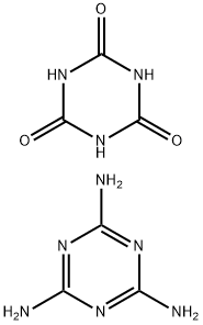 1,3,5-トリアジン-2,4,6(1H,3H,5H)-トリオン·1,3,5-トリアジン-2,4,6-トリアミン 化学構造式