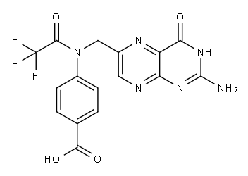 N10-(TRIFLUOROACETYL)PTEROIC ACID Structure