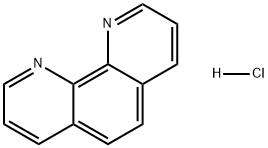 o-Phenanthroline monohydrochloride monohydrate Structure