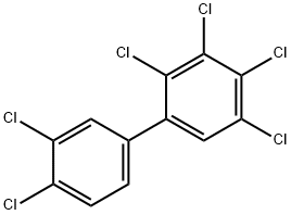 2,3,3',4,4',5-ヘキサクロロ-1,1'-ビフェニル 化学構造式
