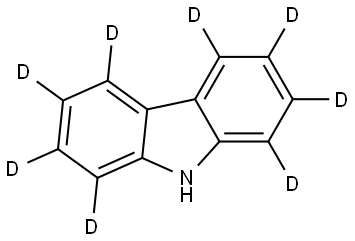Carbazole-d8 Structure