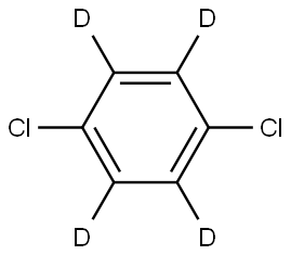 1,4-DICHLOROBENZENE-D4 Structure