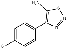 4-（4-氯苯基）-1，2，3-硫二唑-5-胺 结构式