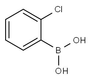 2-Chlorophenylboronic acid Structure