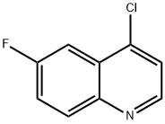 4-氯-6-氟喹啉, 391-77-5, 结构式