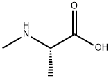 N-甲基-L-丙氨酸, 3913-67-5, 结构式