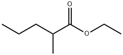 2-メチルペンタン酸エチル 化学構造式