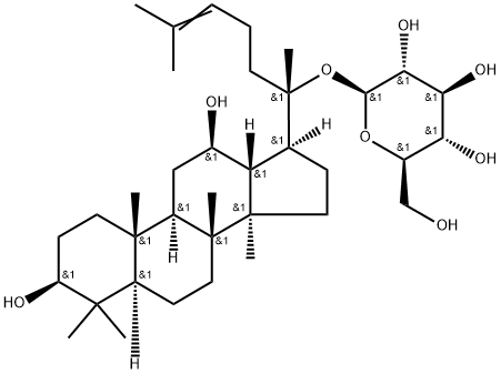 20(S)-人参皂苷 C-K, 39262-14-1, 结构式