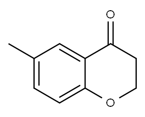 6-甲氧基-4-二氢色原酮, 39513-75-2, 结构式