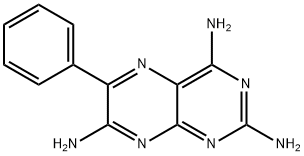 氨苯蝶啶, 396-01-0, 结构式