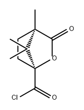 (-)-カンファン酸クロリド 化学構造式