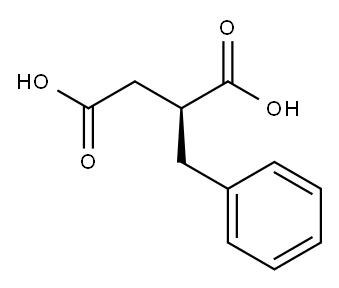 S-2-苄基琥珀酸, 3972-36-9, 结构式