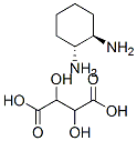 (1R,2R)-(+)-1,2-シクロヘキサンジアミンL-酒石酸 化学構造式