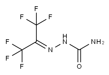 1,1,1,3,3,3-Hexafluoro-2-propanone semicarbazone Structure