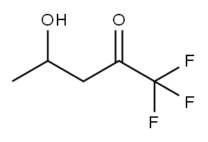 2-Pentanone,  1,1,1-trifluoro-4-hydroxy- Structure