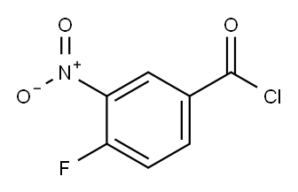 3-NITRO-4-FLUOROBENZOYL CHLORIDE Structure