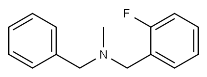 N-Benzyl-2-fluoro-N-MethylbenzylaMine, 97% Structure