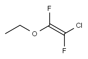 1-Chloro-2-ethoxy-1,2-difluoroethene Structure