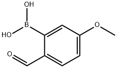 2-ホルミル-5-メトキシフェニルボロン酸 化学構造式
