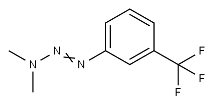 3,3-Dimethyl-1-[3-(trifluoromethyl)phenyl]triazene Structure