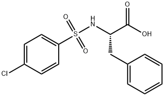 2-(4-氯-苯磺酰基氨基)-3-苯基-丙酸, 40279-97-8, 结构式