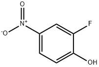 2-氟-4-硝基苯酚, 403-19-0, 结构式