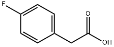 4-氟苯乙酸, 405-50-5, 结构式
