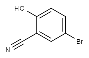 5-溴-2-羟基苯甲腈, 40530-18-5, 结构式