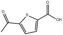 5-乙酰基噻吩-2-羧酸, 4066-41-5, 结构式
