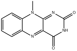 10-methylisoalloxazine Structure