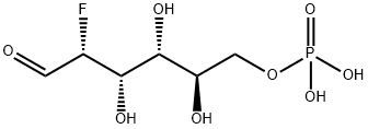 2-FLUORO-2-DEOXY-D-GLUCOSE-6-PHOSPHATE*B ARIUM Structure