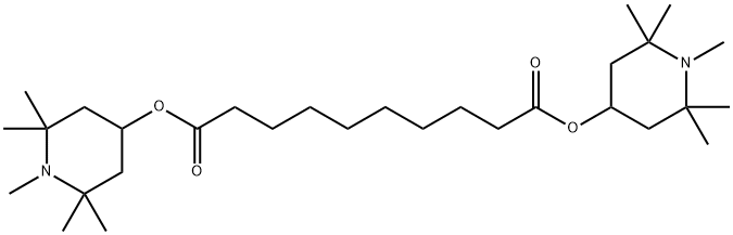 セバシン酸ビス(1,2,2,6,6-ペンタメチル-4-ピペリジル) 化学構造式