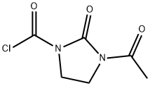 1-氯甲酰基-3-乙酰基环亚乙基脲, 41730-71-6, 结构式