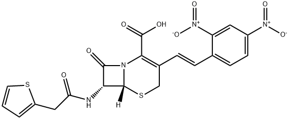 头孢硝噻吩, 41906-86-9, 结构式