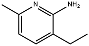 3-エチル-6-メチル-2-ピリジンアミン 化学構造式