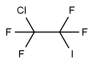 1-氯-2-碘四氟乙烷, 结构式
