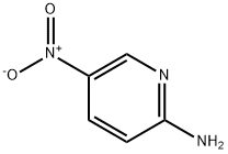 2-アミノ-5-ニトロピリジン 化学構造式