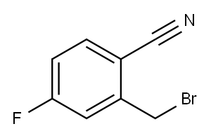 2-氰基-5-氟溴苄, 421552-12-7, 结构式