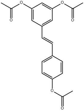 乙酰化白藜芦醇, 42206-94-0, 结构式