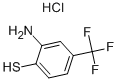 2-氨基-4-(三氟甲基)苯硫醇 盐酸盐, 4274-38-8, 结构式
