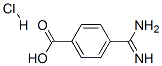 4-アミジノ安息香酸塩酸塩 化学構造式