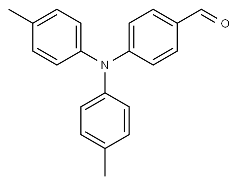 4-Di-p-tolylamino-benzaldehyde Structure