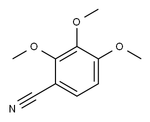 2,3,4-三甲氧基苯甲腈, 43020-38-8, 结构式