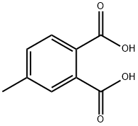 4-甲基邻苯二甲酸, 4316-23-8, 结构式