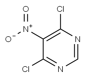 4,6-Dichloro-5-nitropyrimidine Structure