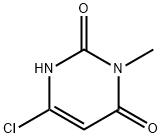 3-甲基-6氯脲嘧啶, 4318-56-3, 结构式