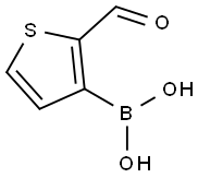 2-ホルミルチオフェンン-3-ボロン酸 化学構造式