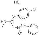 CHLORDIAZEPOXIDE HYDROCHLORIDE Structure