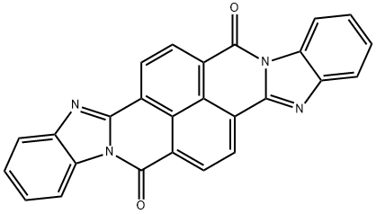 ビスベンゾイミダゾ[2,1-b:2',1'-i]ベンゾ[lmn][3,8]フェナントロリン-8,17-ジオン 化学構造式