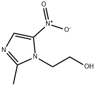 甲硝唑, 443-48-1, 结构式
